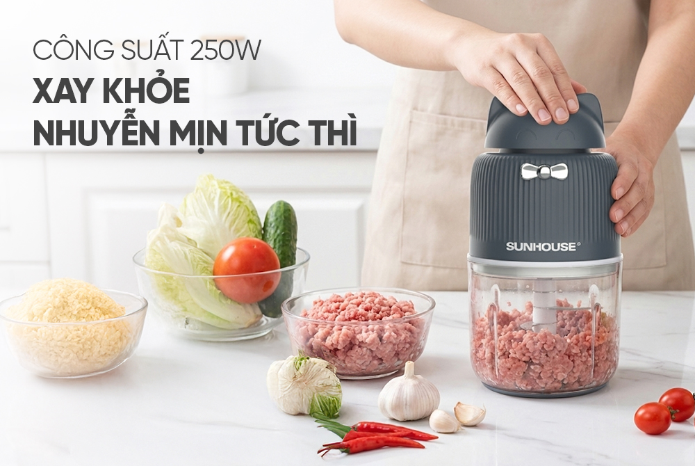 MÁY XAY THỊT MINI SUNHOUSE SHD5401