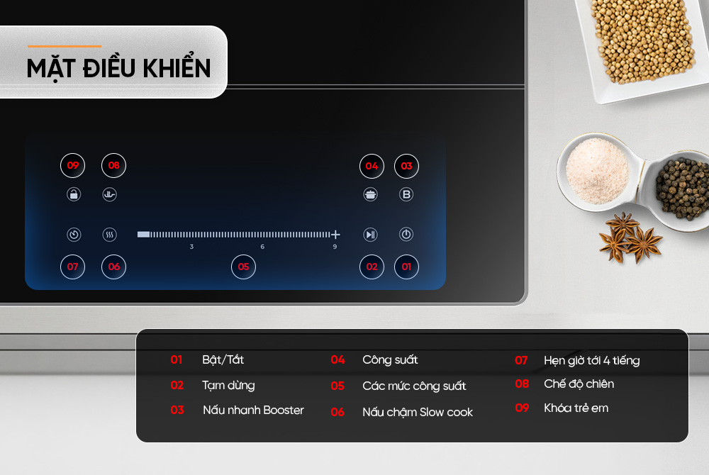 BẾP ĐÔI ĐIỆN TỪ SUNHOUSE SHB82012