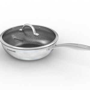 Alternative view of CHẢO XÀO INOX LIỀN ĐÁY HYBRID SUNHOUSE HEALTHY IN28M8VK